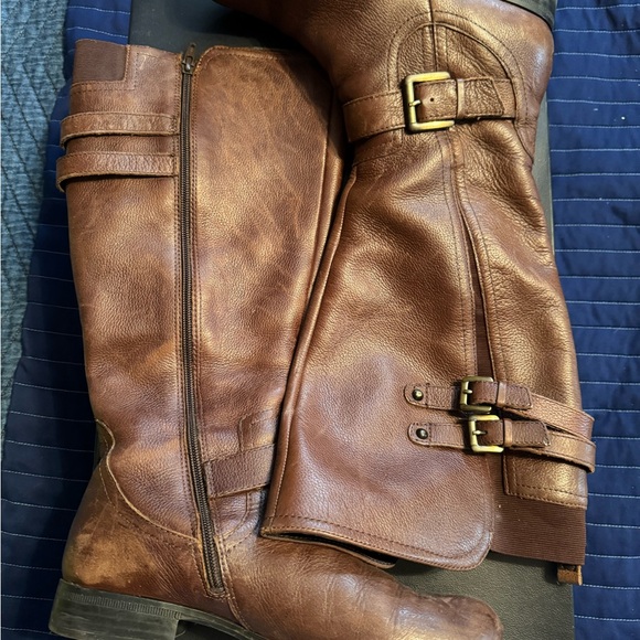 Naturalizer Brown Heeled Boots - Picture 1 of 2